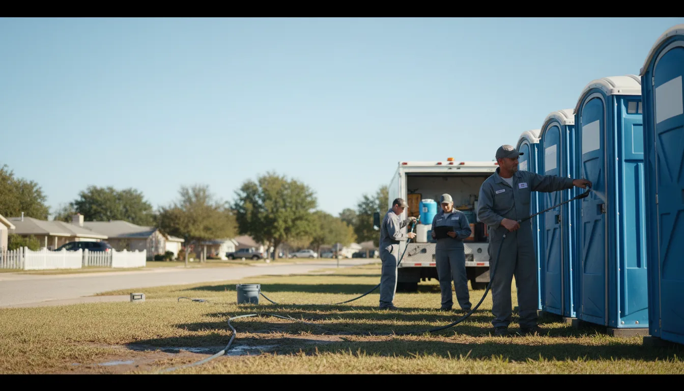 Long-Term Portable Toilet Rental in Toccopola, MS near me